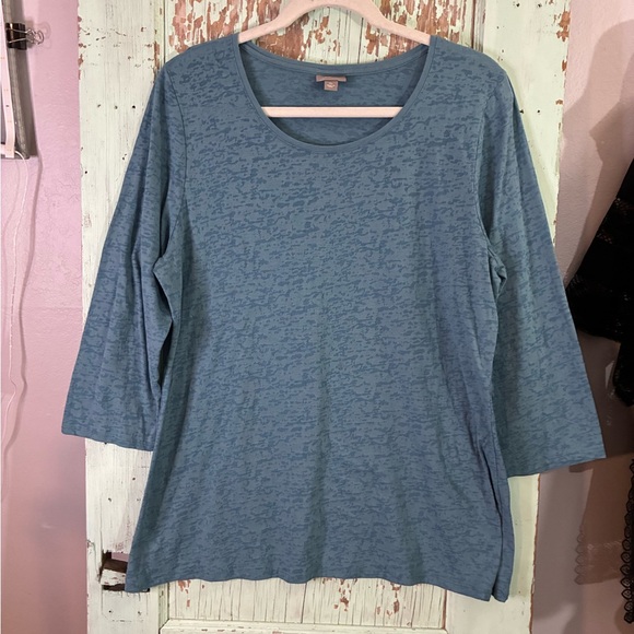 J. Jill Tops - Women’s J. Jill blue 3/4 sleeve top